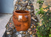 აგურით ქვით კერამიკით მოპირკეთება შენება